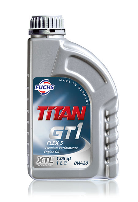 TITAN GT1 FLEX 5 SAE 0W-20 | FUCHS OIL CORP. (CZ), SPOL. S R.O