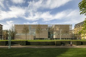 Außenaufnahme des Gebäudes der Kunsthalle Mannheim