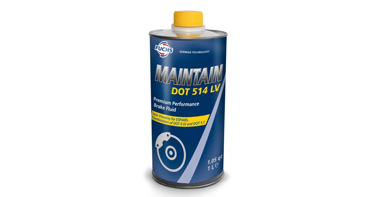 New brake fluid MAINTAIN DOT 514 LV FUCHS LUBRICANTS DENMARK APS