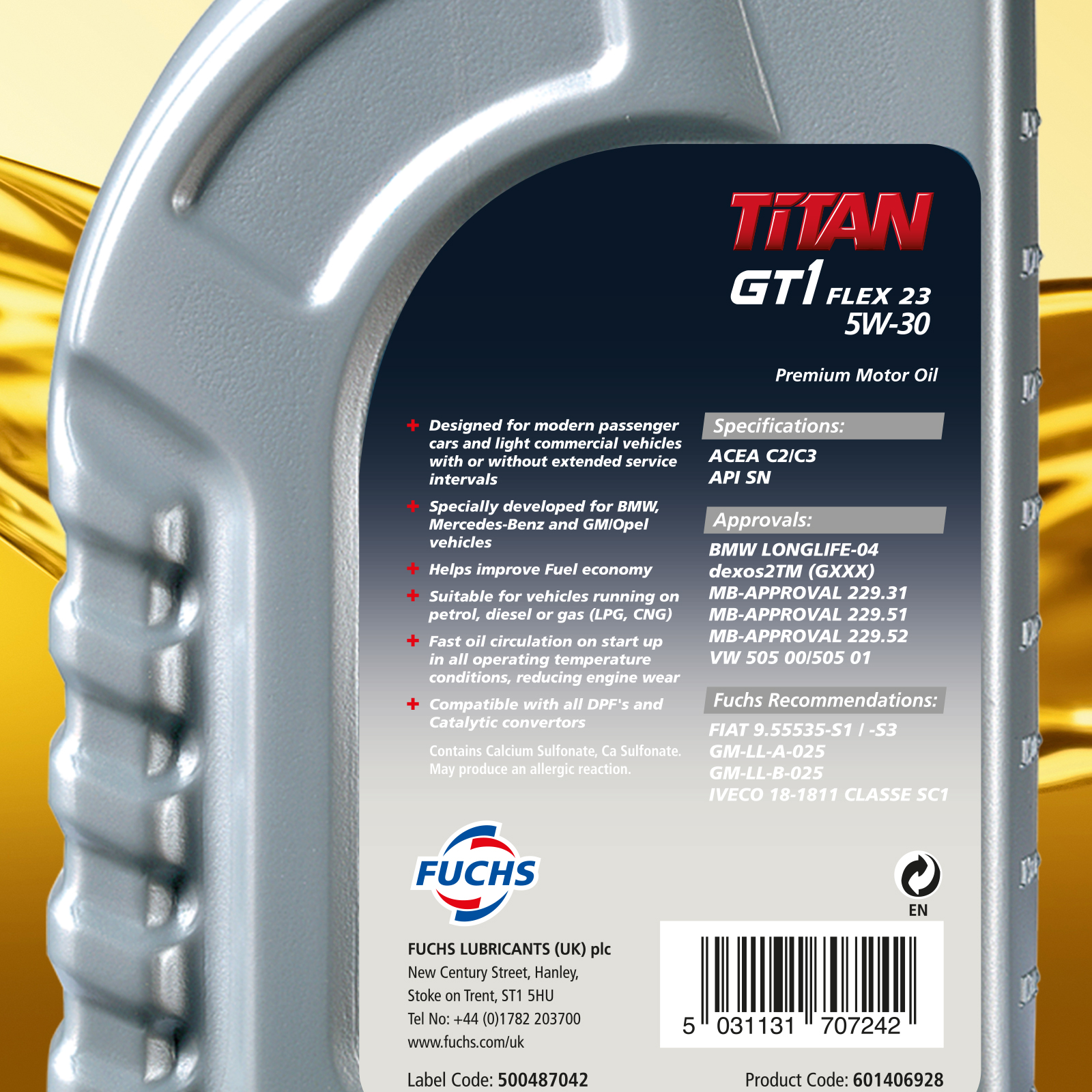 Oil specifications put the pieces in the right place FUCHS