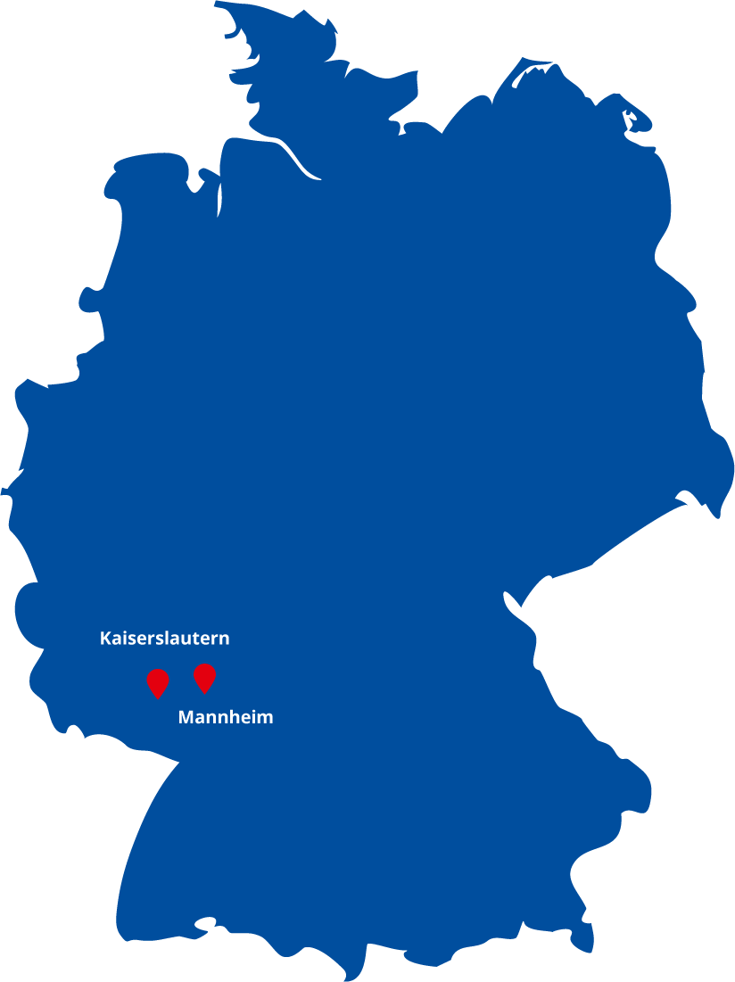 Umriss Deutschlands 