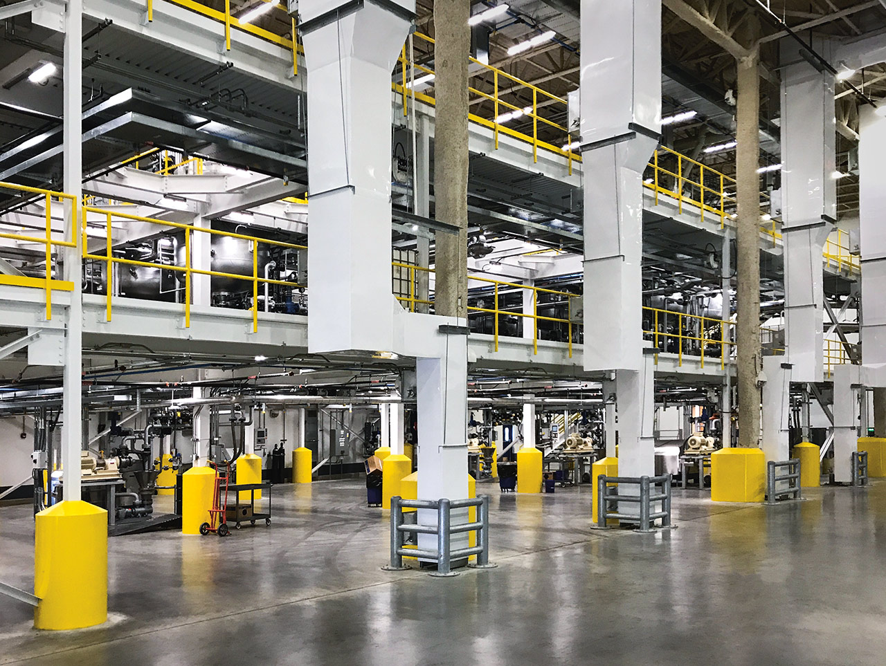 In 2017, the production of high-quality specialty greases for North American customers began in the new facilities in Chicago.